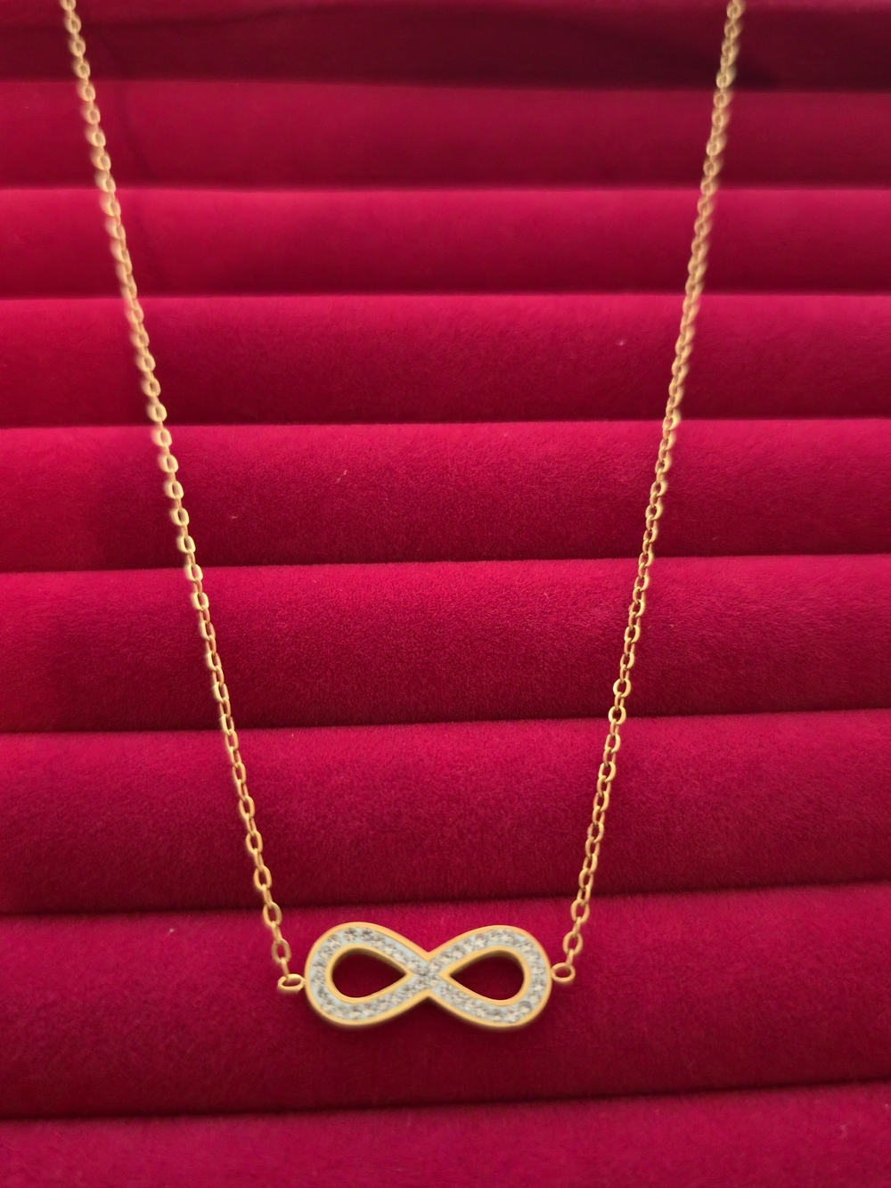 🆕️Gold Plated‎ Infinity Pendant Necklace - Women Jewelry B002